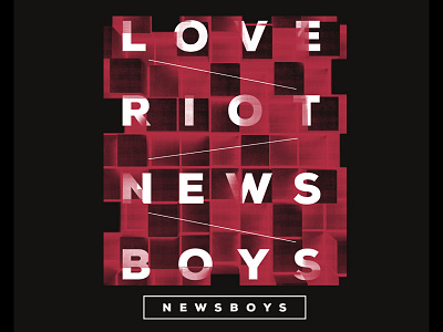 Love Riot Cubed band merch cubes love riot merch newsboys tees