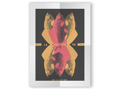 LA TN Native Poster Draft fish poster la native poster tn