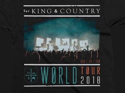For King & Country Tour Design artist merch band merch for king country merchandise t shirt design tees world tour