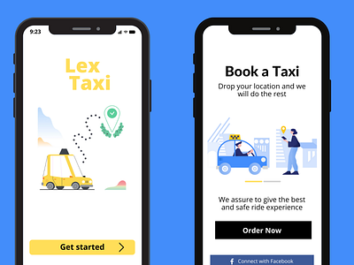 Taxi App design