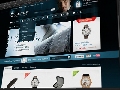 Galante Webshop butic e commerce internetowy shop sklep web webdesign webmarket