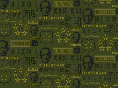 Eisenhower Pattern design illustration pattern typography
