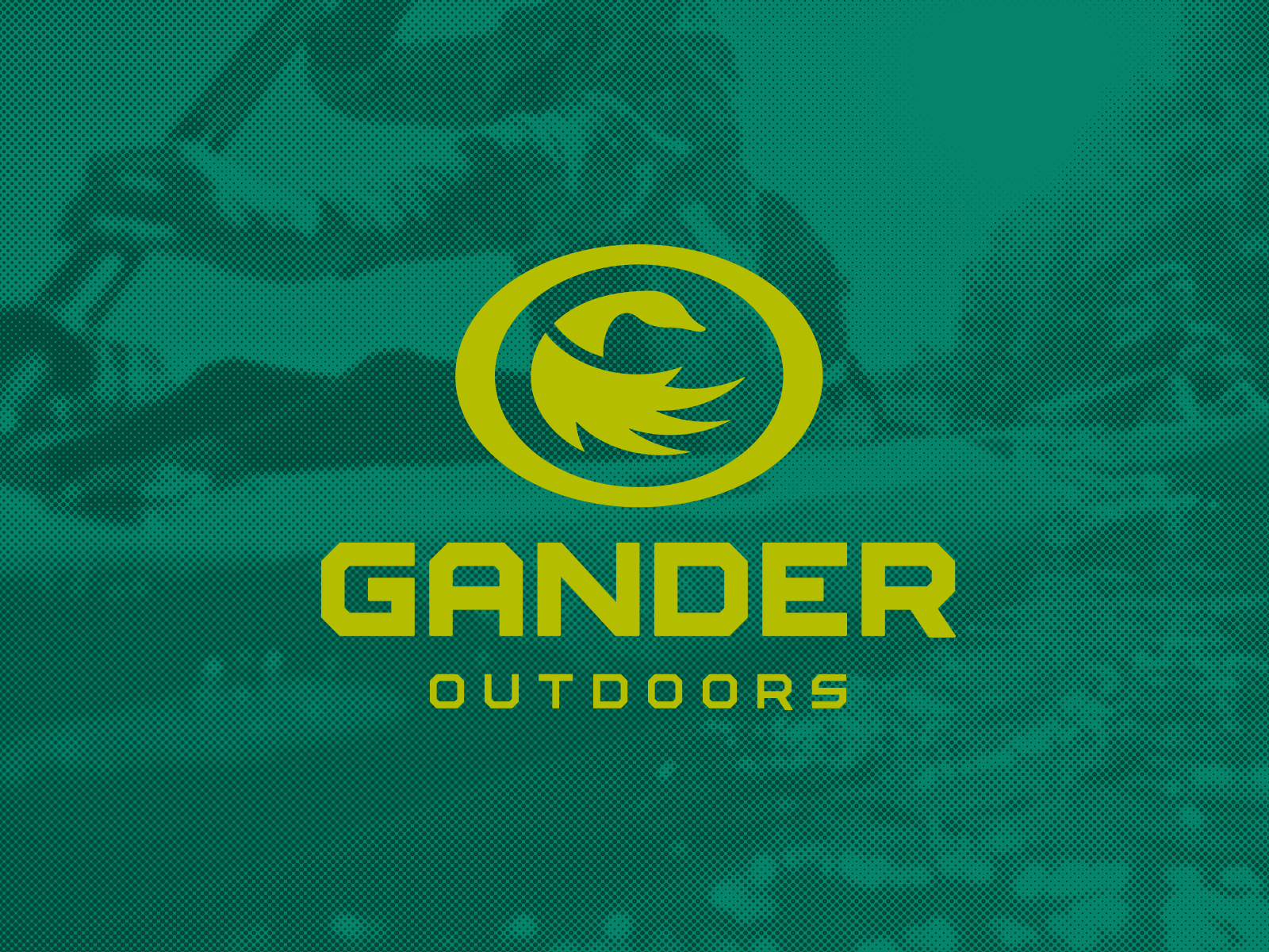 Gander Outdoors Logo branding logo typography