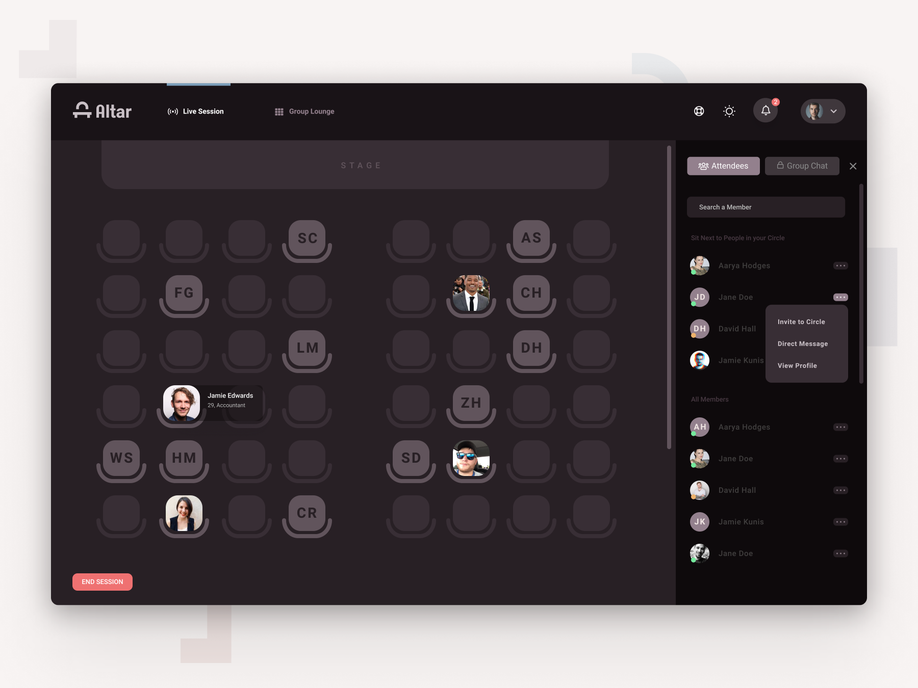 Dribbble - Altar Video Chat - Event.png by Brightscout