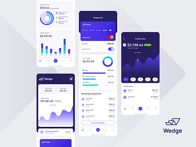 Wedge - Fintech Mobile UI