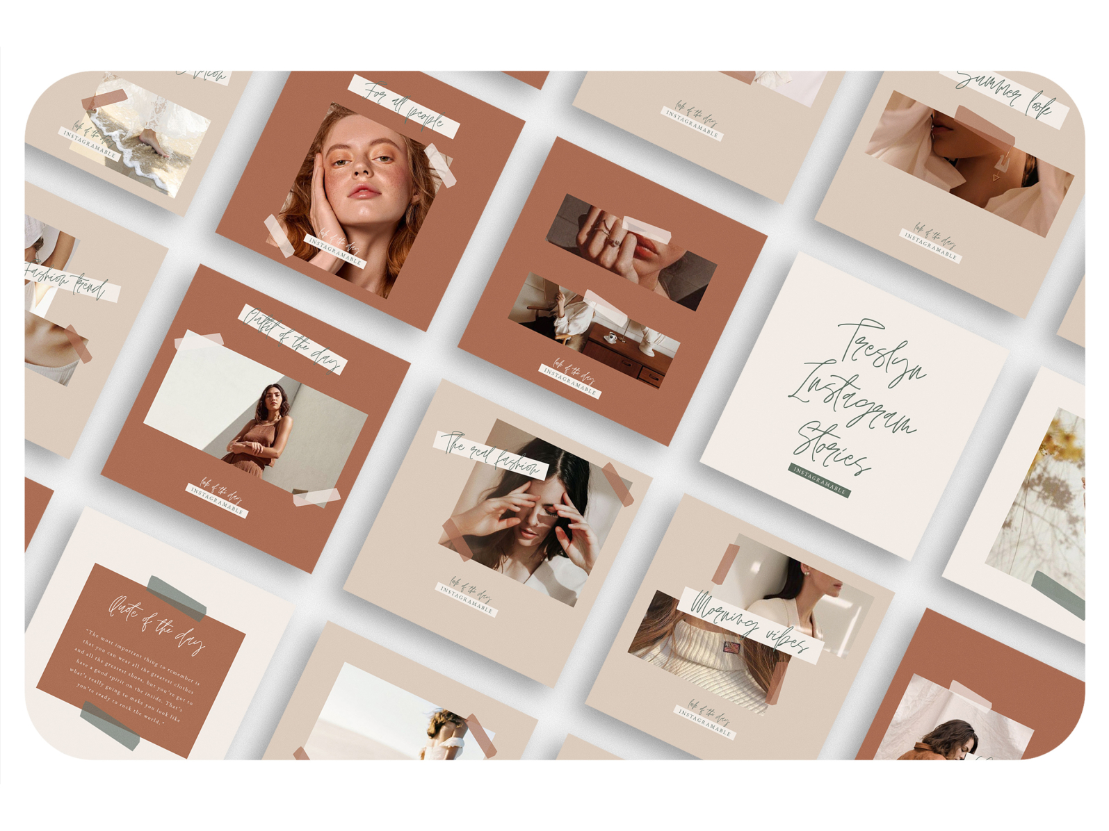 TRESLYN Instagram Feed by Aprilea on Dribbble