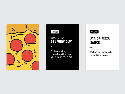 Saved by the Slice boardgame card game cheese game design pepperoni pizza slice