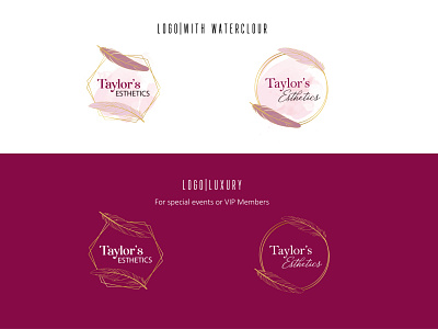 Taylor's Esthetics brand brand design brand identity branding design graphic graphicdesign identity identity design logo