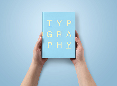 Typography book graphic design indesign layout typeface typography