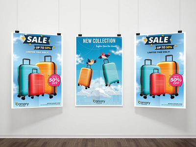 Poster for Luggages Sale Event