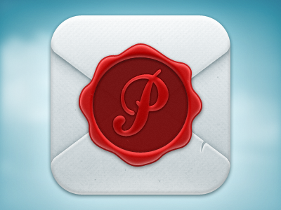 Postie App Icon 512px app client design email icon ios iphone postie
