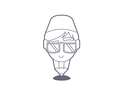 Myself In An Outline By Akmal Hakim On Dribbble