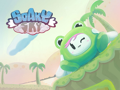 Soaky sky Game concep art cute game sky