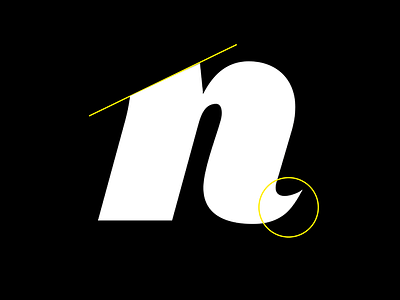 Nomic "N" logo design typography