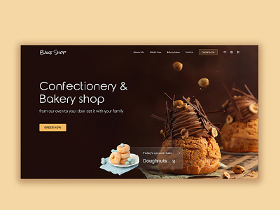 Bake Shop_Home page concept