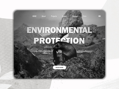 Environmental Protection Website 3d app art artwork clean design environment flat design icon illustration lettering logo minimal typography ui user interface ux vector web website