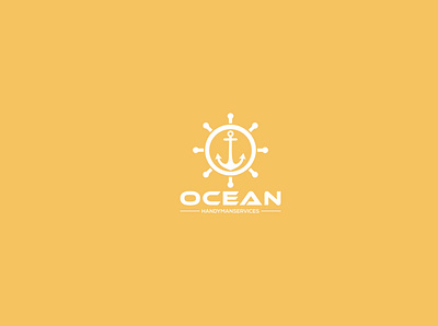 OCEAN Logo Design business logo design creative design design flat logo graphicdesign logo design minimal minimalist logo professional logo