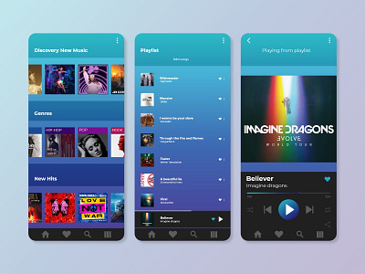 Daily UI 009 Music player