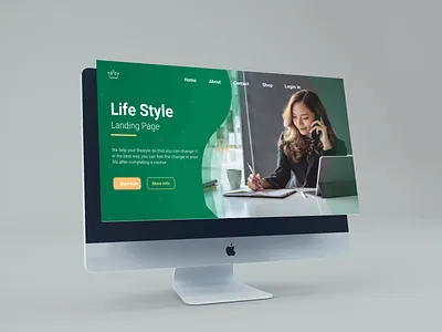 Lifestyle Website Design arefe bibak arefebibak branding design life lifestyle ui uiux ux volton voltonacademy voltonstudio web design