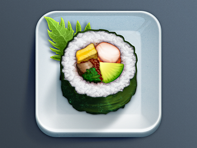 Evernote Food app icon evernote food icon sushi