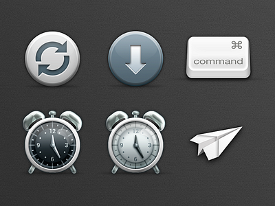 Evernote Preferences Icons clock evernote icon mac paper plane preferences reminder