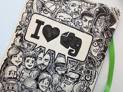 Evernote Moleskine Art for EC3