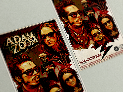 Adam Zoom adam zoom band illustration music poster rock