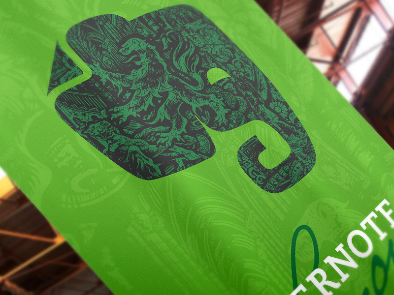 Evernote Lyon France evernote lyon france banner illustration