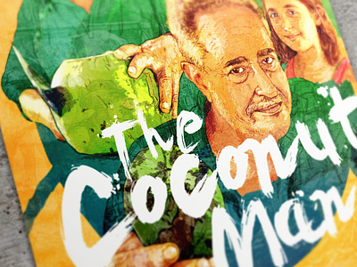 The Coconut Man coconut illustration poster short film the coconut man