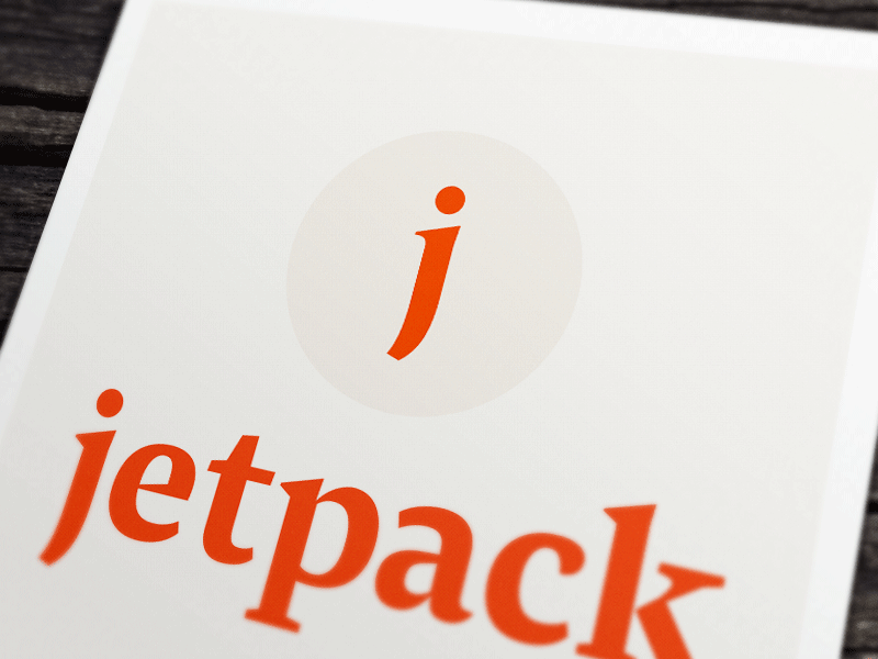 J is for Jetpack flying fun jetpack logo