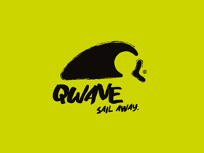 Qwave, Sail away adobe brand brand identity extrem graphic graphic design illustrator logo logotype sport surf visual identity web