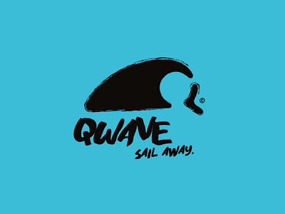 Qwave, Sail away adobe brand brand identity design extrem graphic graphic design illustrator inspiration logo logo inspiration logotype sport surf visual identity web
