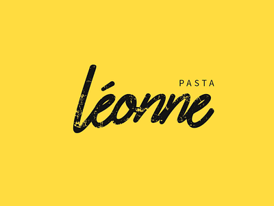 Pasta Léonne adobe brand brand identity design food graphic design illustrator inspiration logo logo inspiration logotype pasta visual identity web