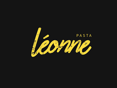 Pasta Léonne adobe brand brand identity design food graphic design illustrator inspiration logo logo inspiration logotype pasta visual identity web