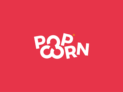 Pop Corn Logotype adobe brand brand identity branding design graphic design illustrator inspiration logo logo brand logo concept logo design logo idea logo inspiration logotype mockup packaging visual identity