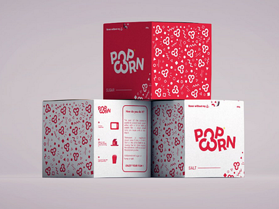 Pop Corn Packagings adobe brand brand identity branding design graphic design illustrator inspiration logo logo brand logo concept logo design logo idea logo inspiration logotype mockup packaging visual identity