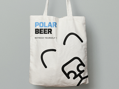 Polar Beer... Grrrr bag beer branding brandingidentity design logo logotype mockup polar polarbear webgraphic