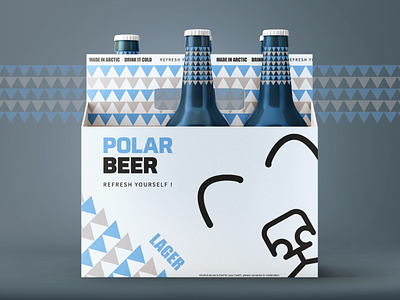 Polar Beer... Grrrr beer branding design logotype mockup packaging webgraphic