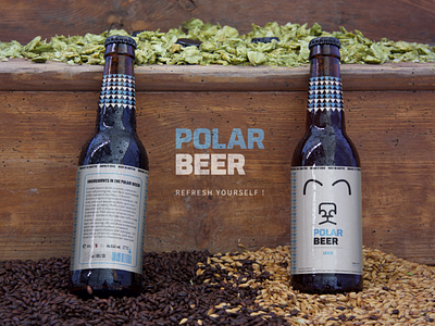 Polar Beer... Grrrr beer branding design logotype mockup packaging webgraphic