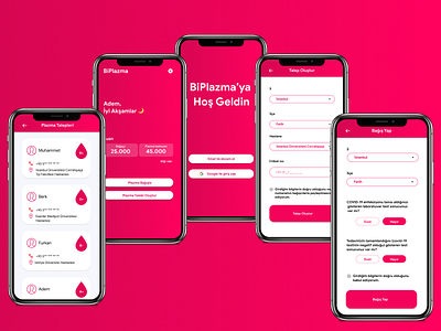 BiPlazma app concept covid 19 covid19 design figma design mobile app mobile ui plazma plazma finder uidailychallenge uiux