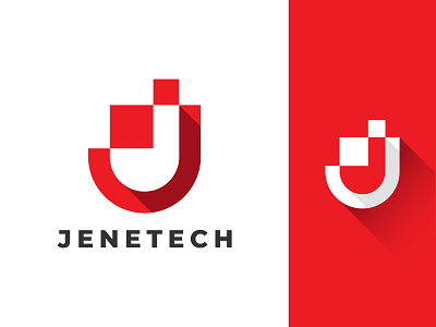 J Letter Logo For a Tech Company