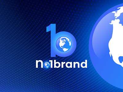 no1brand - Logo & Visual Identity b letter logo brand identity branding creativelogo global globe logo logo logodesign logodesigner logotype no1brand unique logo visual branding visualidentity