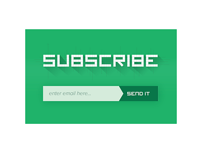 Daily UI - Subscribe daily ui layout