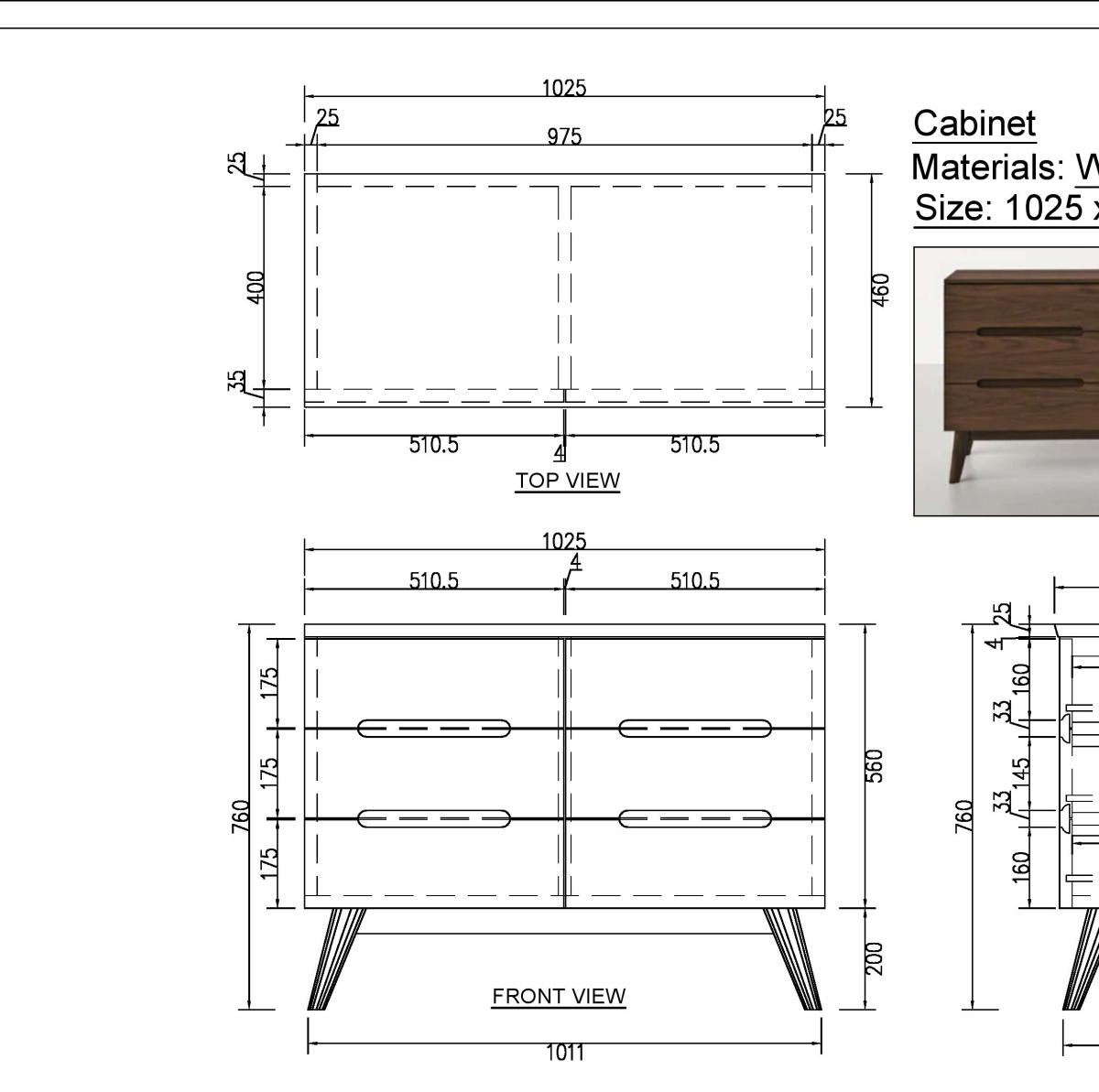 Cabinet CAD Drawing by Md Tipo Mia on Dribbble