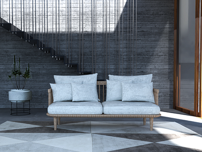 Furniture Render 3d design art creative design furniture new sketchup sofa v ray