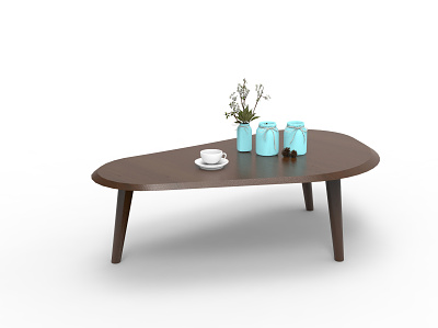 Modern Coffee Table 2022 3d coffee table creative new design render image sketchup wooden furniture