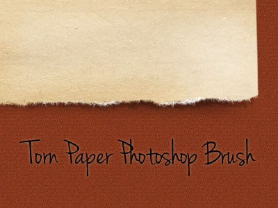 Torn Paper Brush brush freebies paper photoshop torn