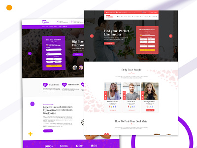 Deddo - Dating Offer Landing Page HTML Template matching