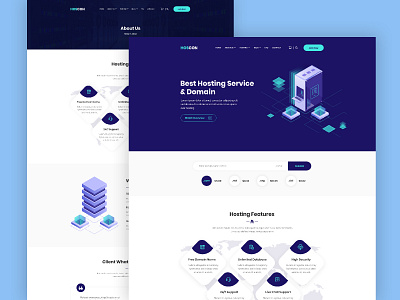 Hoscon - Hosting Business HTML Template