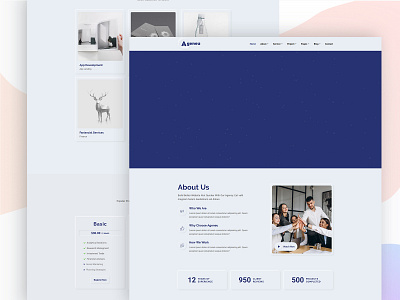 Ageneu - Neumorphic Agency Template